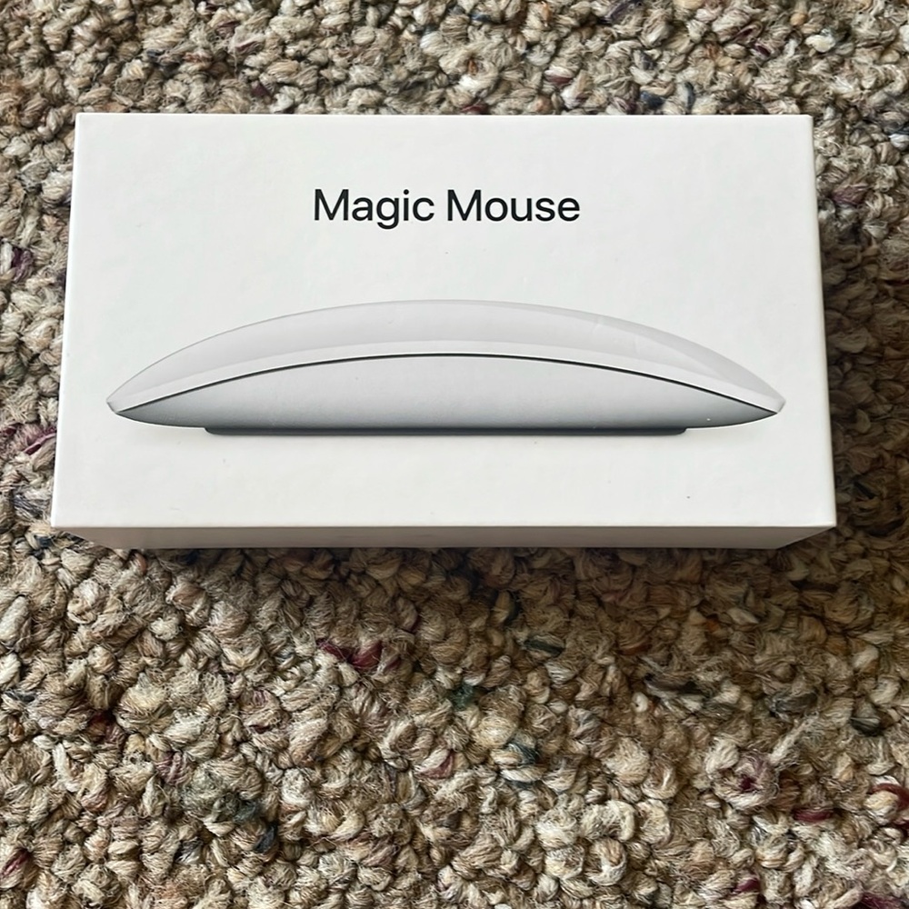 White/clear - Magic Mouse 2, for iPad - MacBook, Apple.